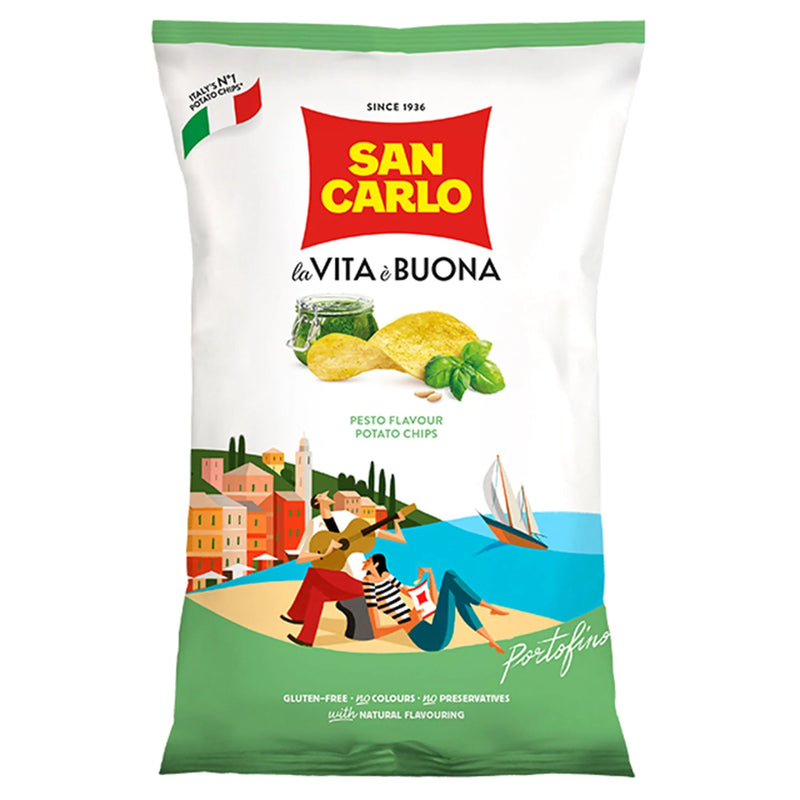 San Carlo Chips Pesto 150 g