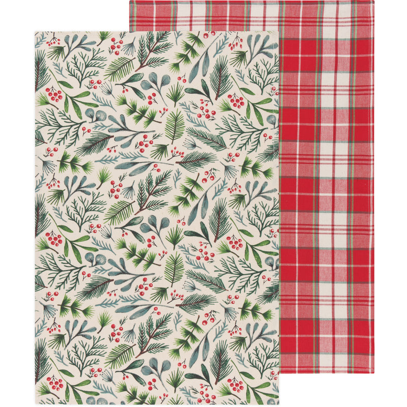 Bough & Berry Dishtowels Set of 2