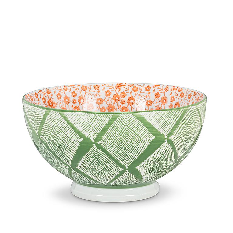 Orange Green Deep Bowl
