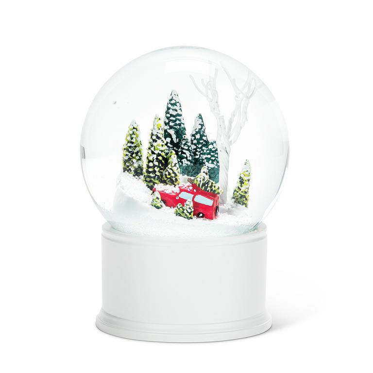 Snow Globe - Car in Forest