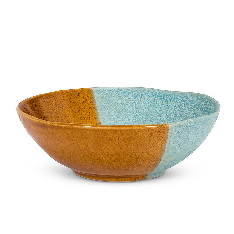 Tri-Colour Small Bowl Blue