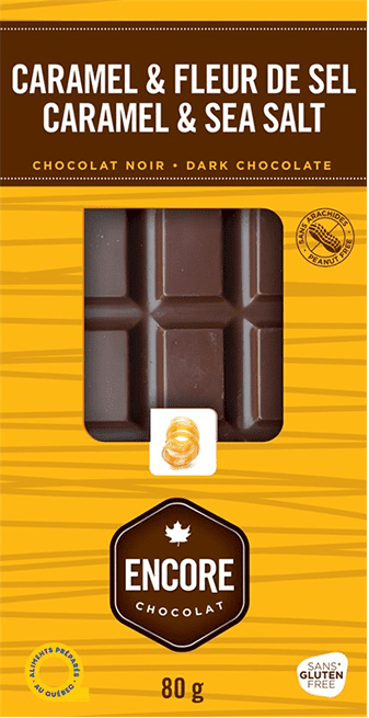 Encore Caramel & Sea Salt 70% Dark Chocolate