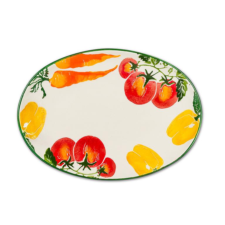 Medium Veggie Oval Platter