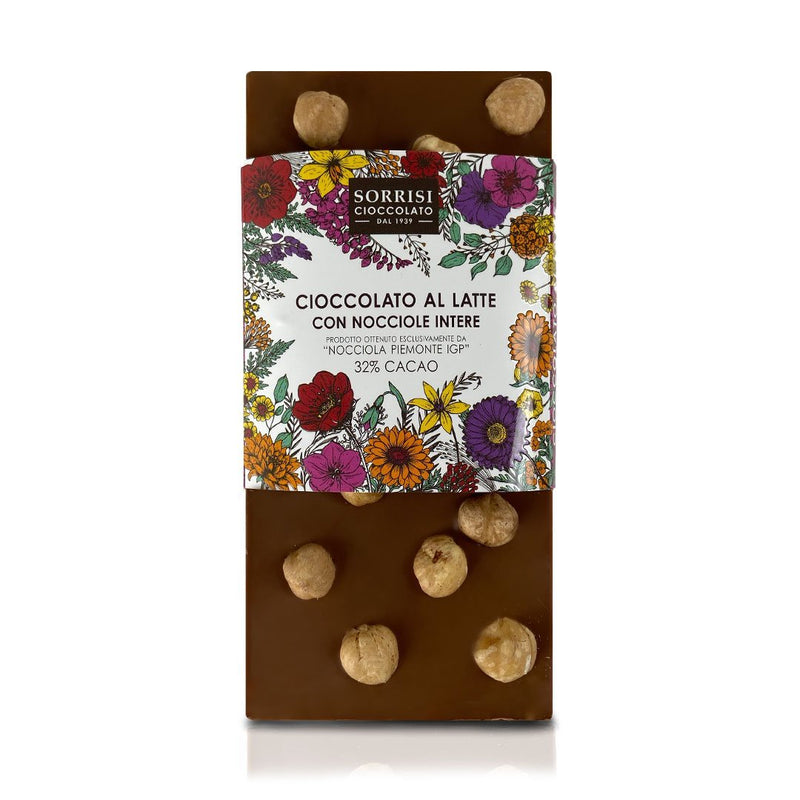 Sorrisi - Milk Chocolate with Whole Hazelunts from Piemonte