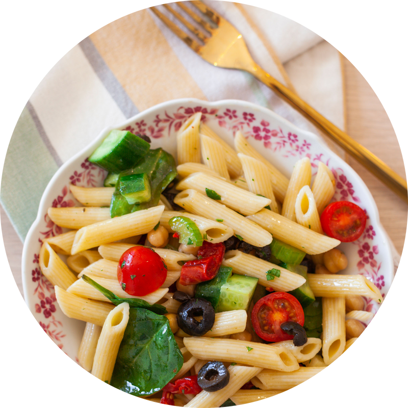 Caprese pasta salad