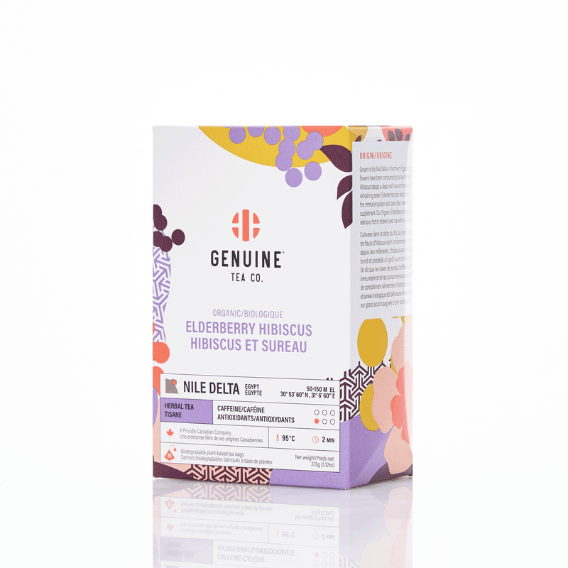 Genuine Tea Co. Organic Elderberry Hibiscus