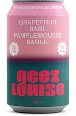 Geez Louise Sparkling Water Grapefruit Basil
