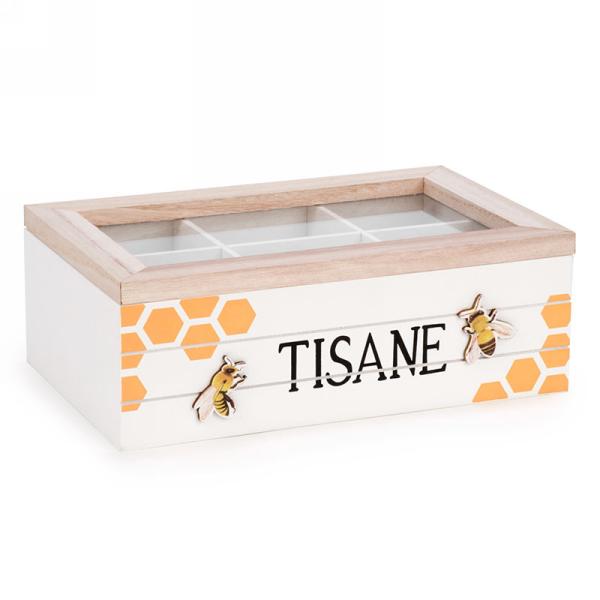 Tea box with bees