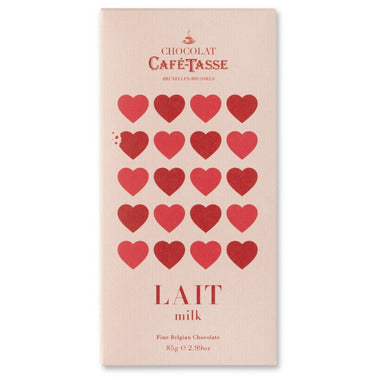 Cafe Tasse Milk Chocolate Love Bar