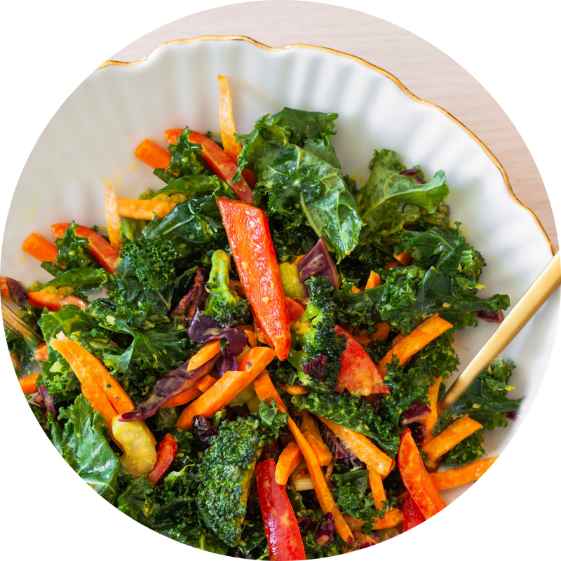 Kale Broccoli & Crunchy Vegetables