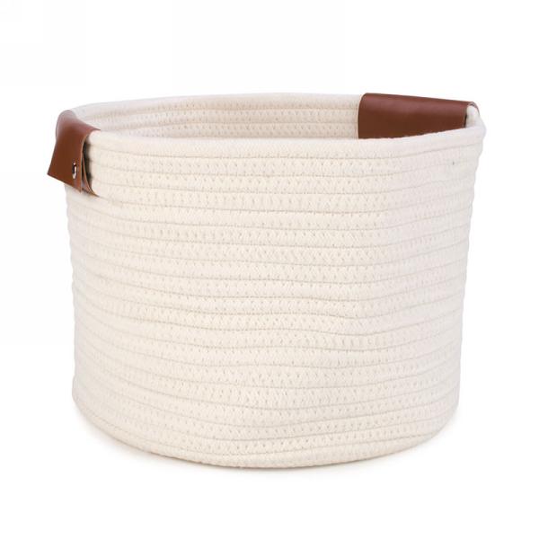 Ivory storage basket