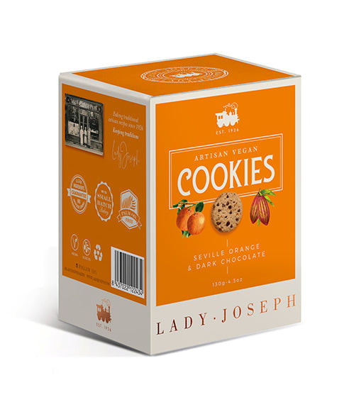 Lady Joseph Vegan Cookies - Dark chocolate and Seville Orange
