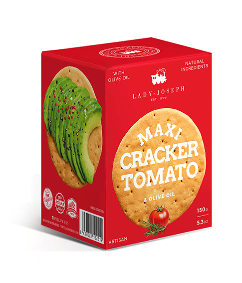Lady Joseph Vegan Crackers - Tomato and Rosemary Maxi Cracker