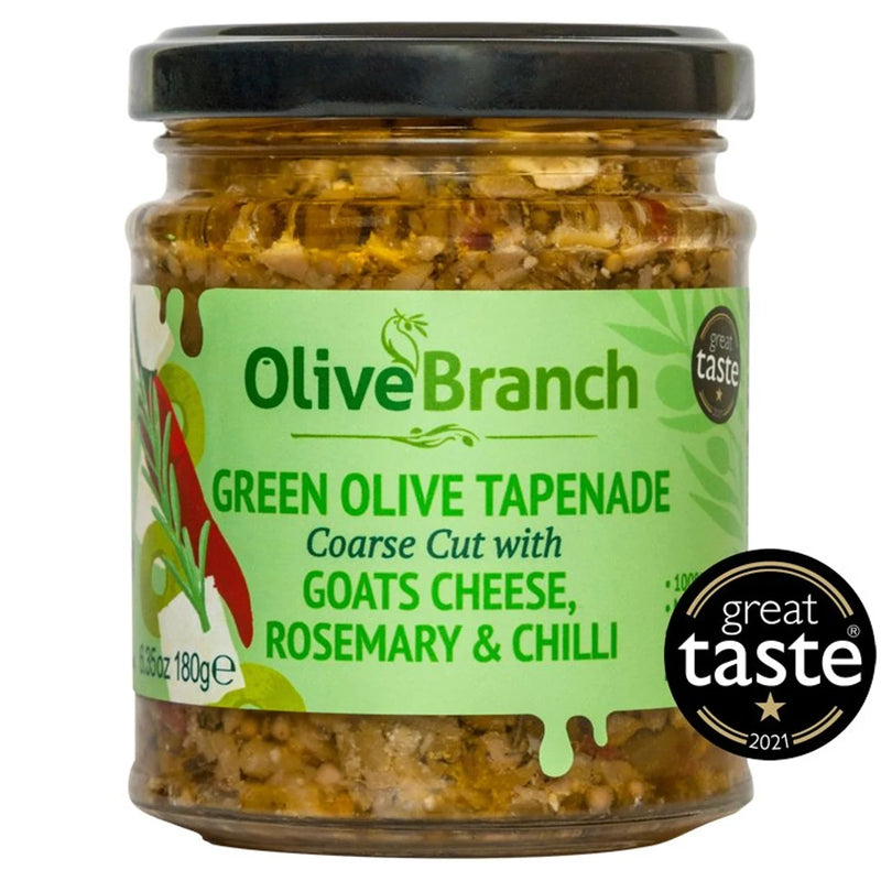 Olive Branch Goat Cheese, Rosemary & Chilli Olive Tapenade