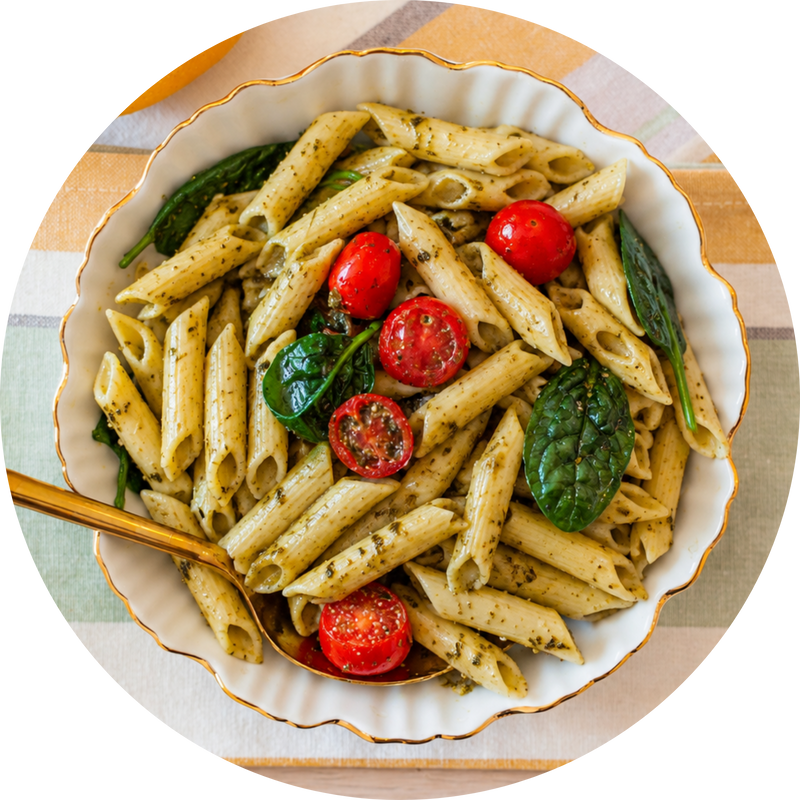 Penne Pesto & Cherry Tomato