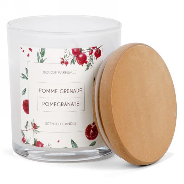 Glass jar candle - pomegranate