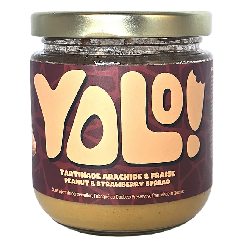 YOLO - Peanut & Strawberry spread
