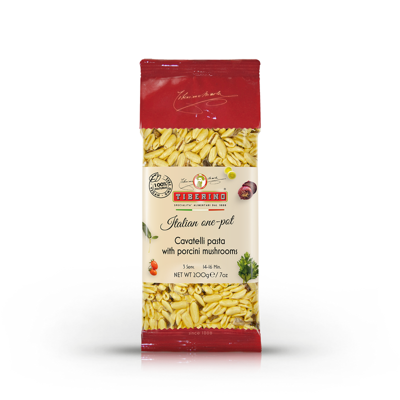 Tiberino Cavatelli with Porcini (one-pot meal)