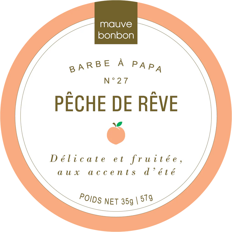 Mauve Bonbon Pêche de Rêve Cotton Candy