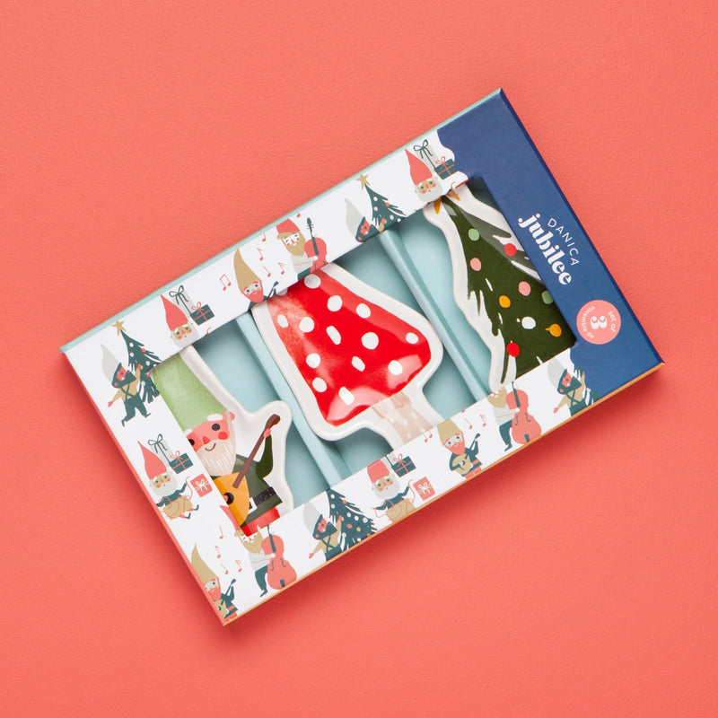 Gnome for the Holidays Dishes (Set of 3)