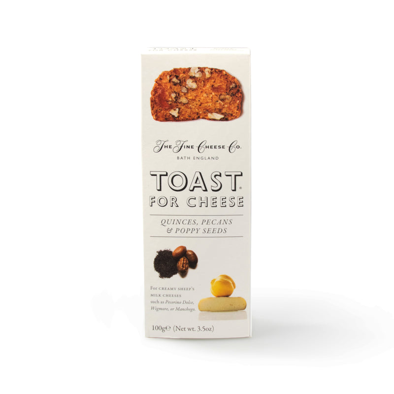 The Fine Cheese Co. Toast for Cheese Quince, Pecan and Poppy Seeds