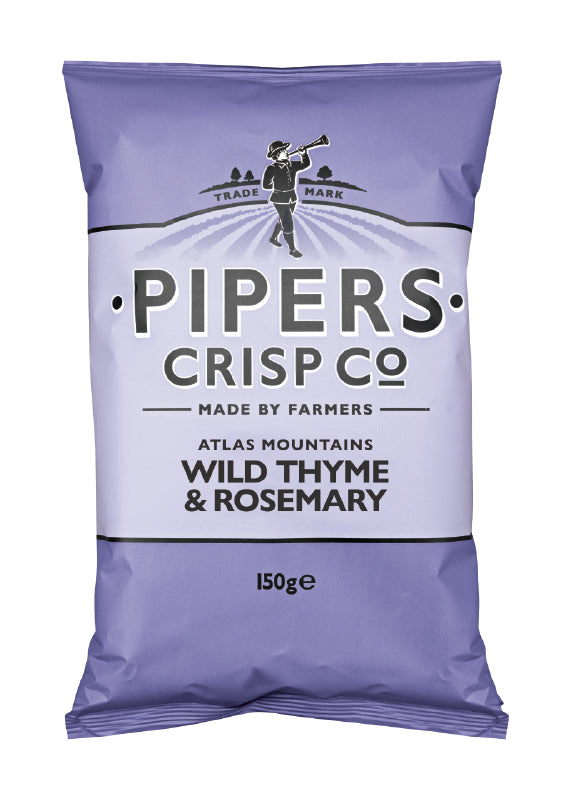 Pipers Crisps Wild Thyme & Rosemary